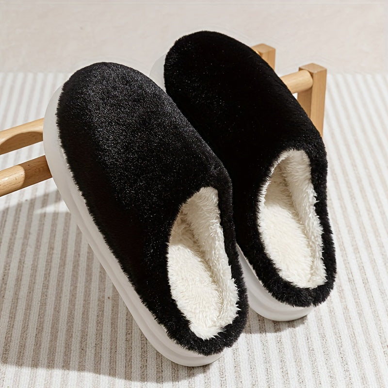 Chaussons Doublés en Fausse Fourrure – Ultra-Chauds, Confortables et Antidérapants