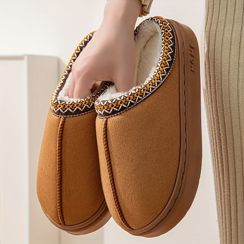 Chaussons en Polaire Doublés en Peluche – Confort & Élégance