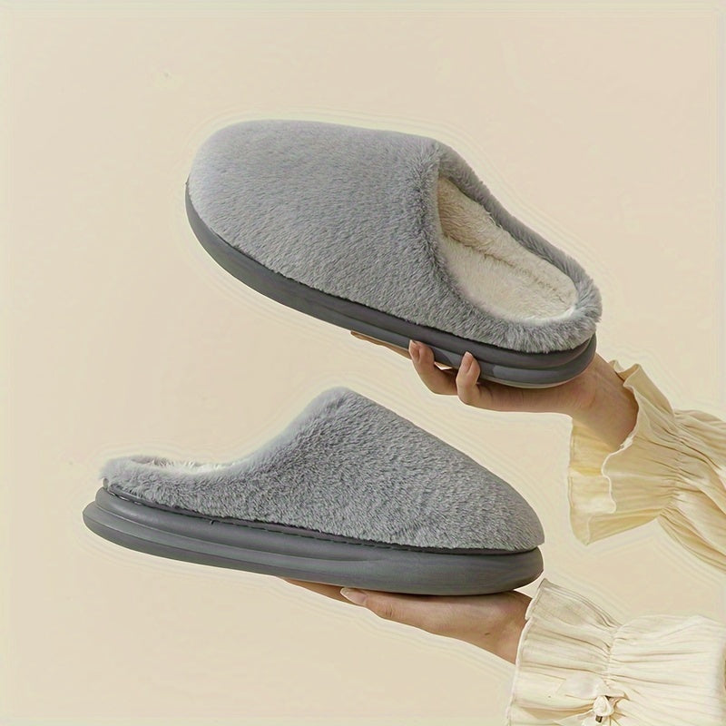 Chaussons Doublés en Fausse Fourrure – Ultra-Chauds, Confortables et Antidérapants