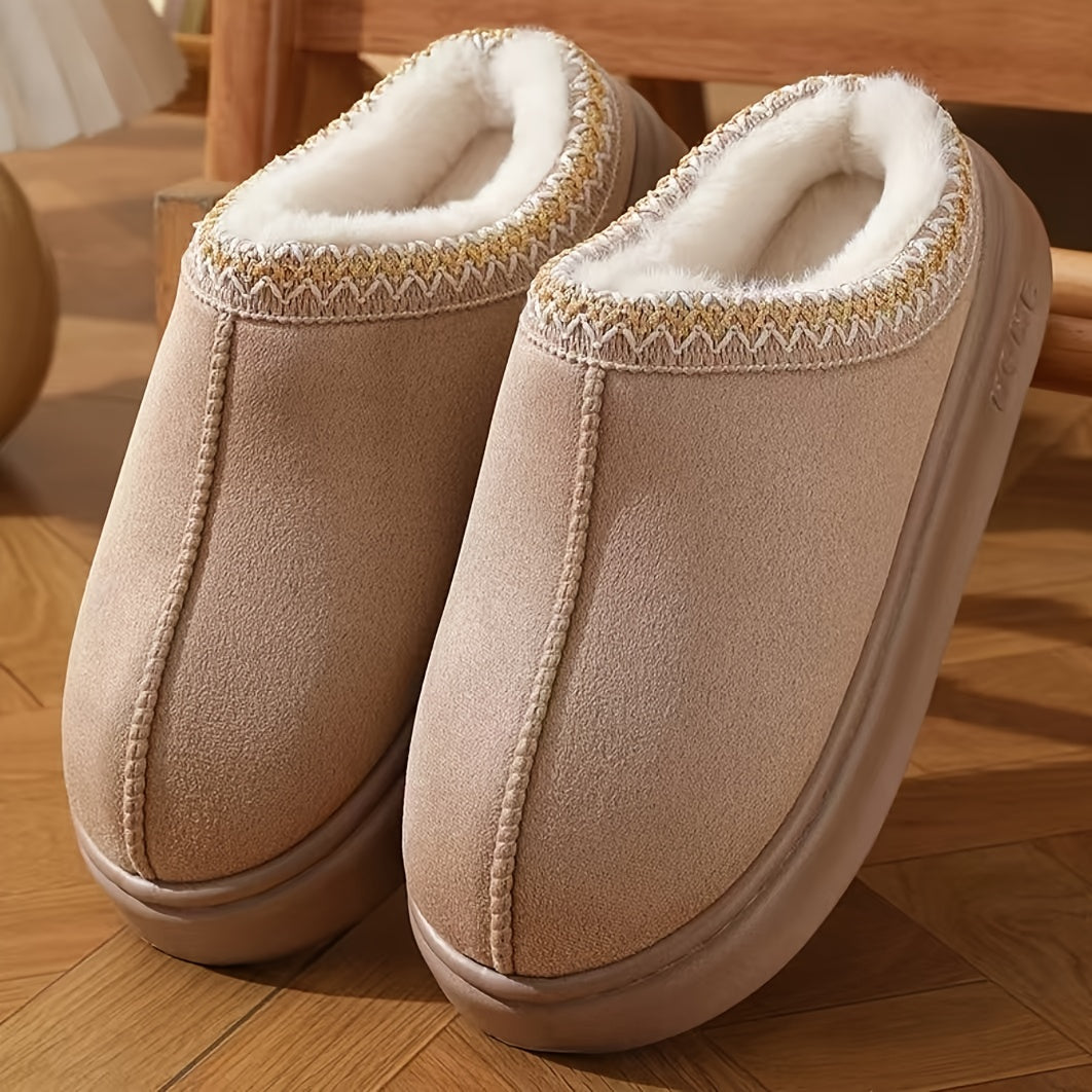 Chaussons en Polaire Doublés en Peluche – Confort & Élégance