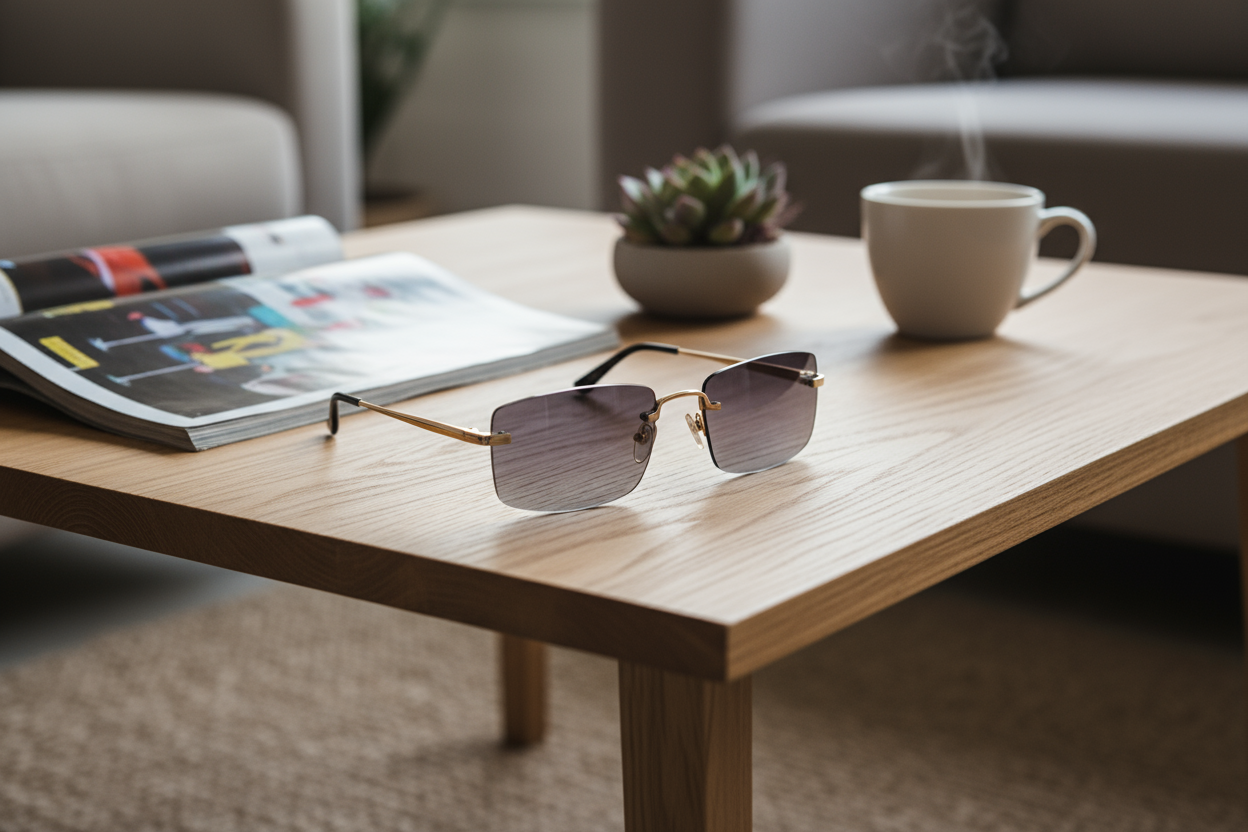 Lunettes légères, style affirmé